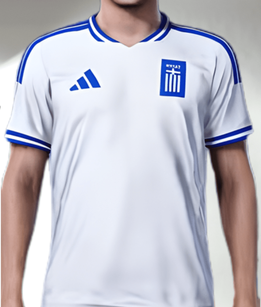 Maillot domicile de la Grèce pour la Coupe du monde 2026