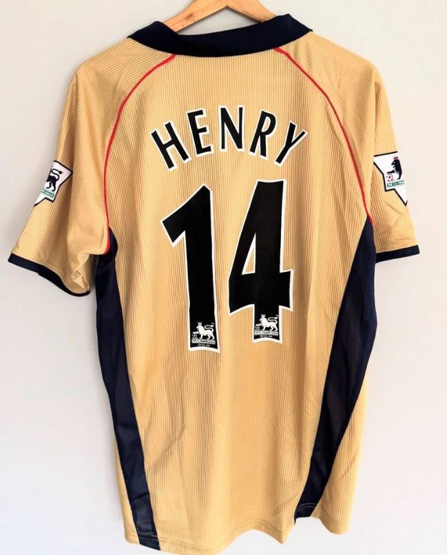 Arsenal 2001/02 uitvoetbalshirt – Thierry Henry #14