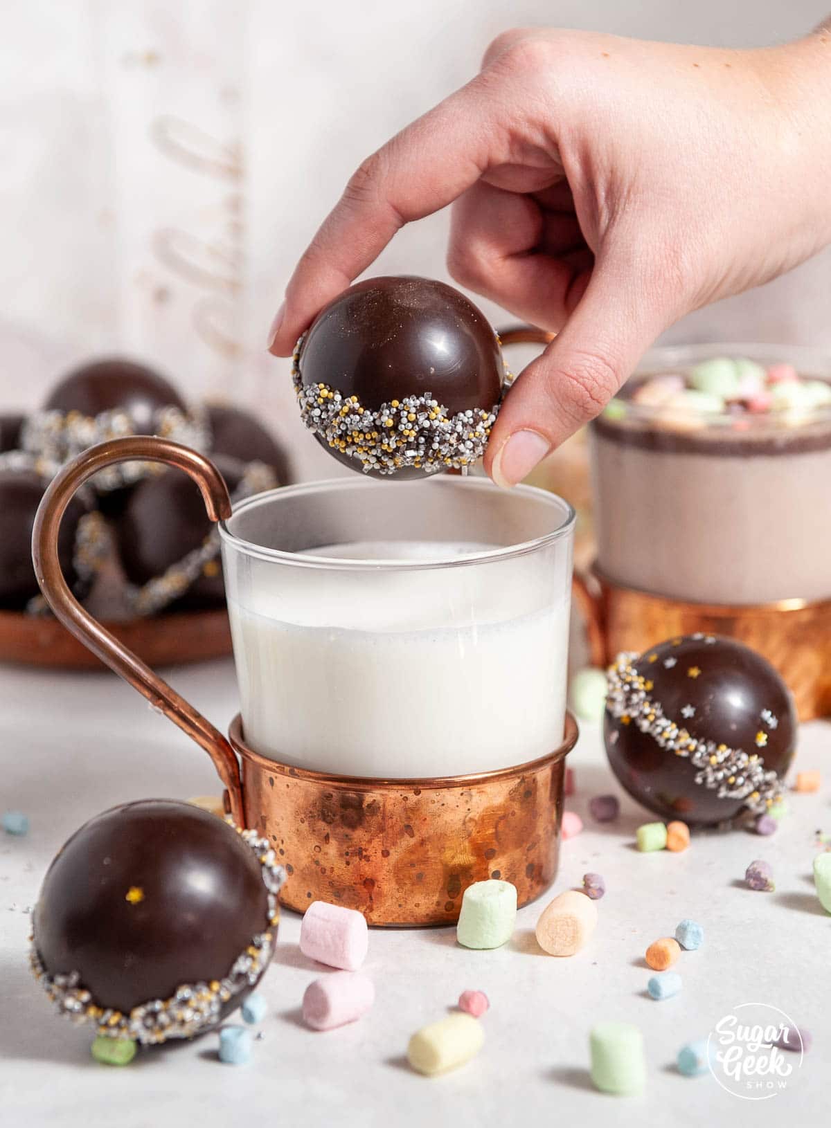 Hot Chocolate Bomb Mold – 6 Round Balls