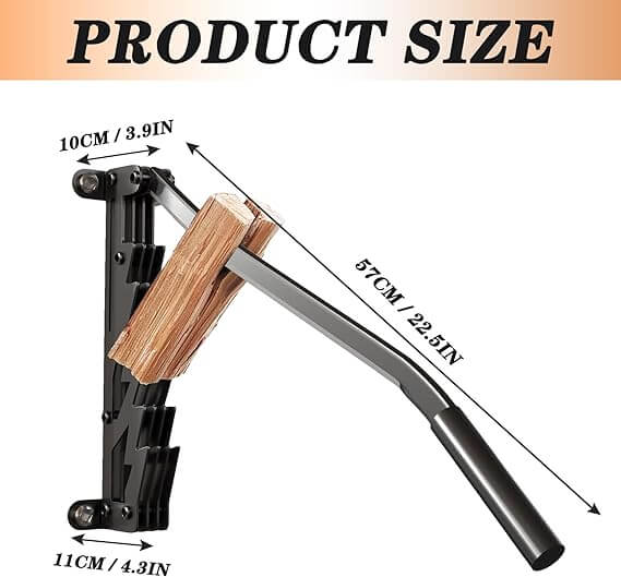 Itoolmax Wall Mounted Firewood Kindling Splitter