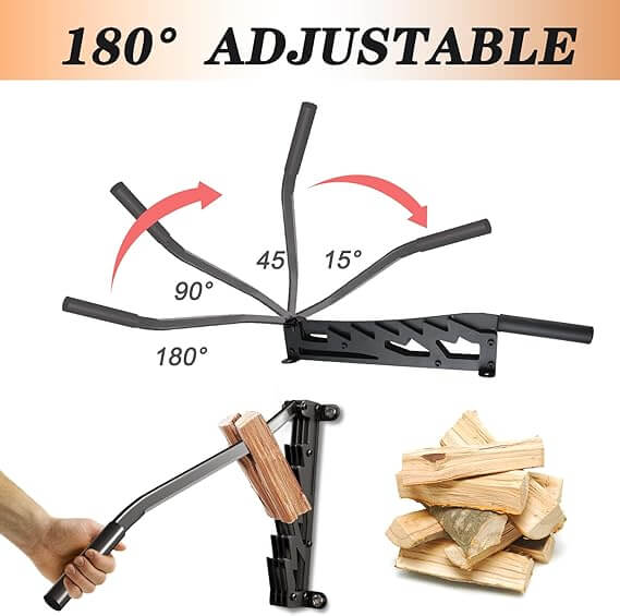 Itoolmax Wall Mounted Firewood Kindling Splitter
