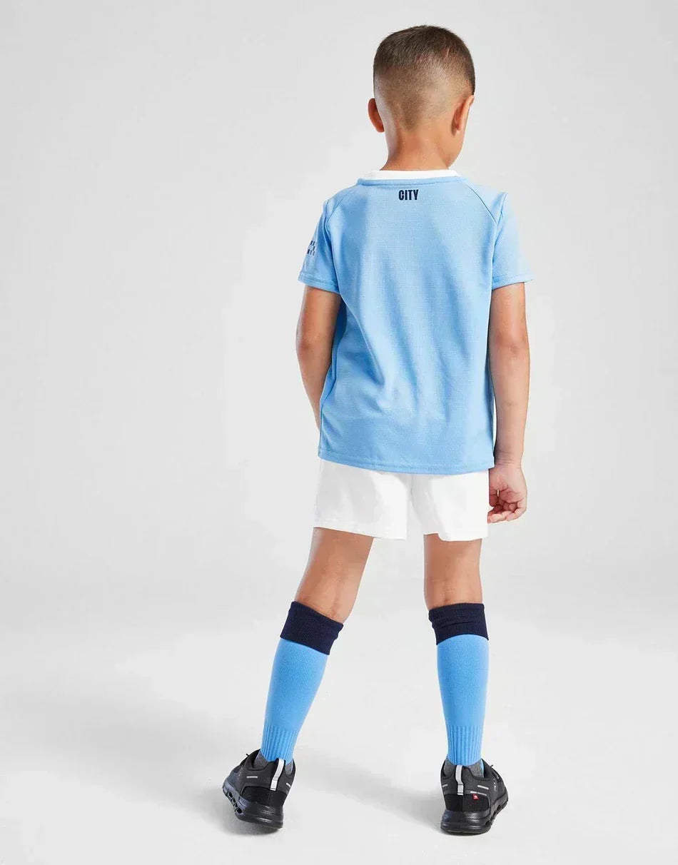 2025/26 Manchester City Kids Football Kit - Home