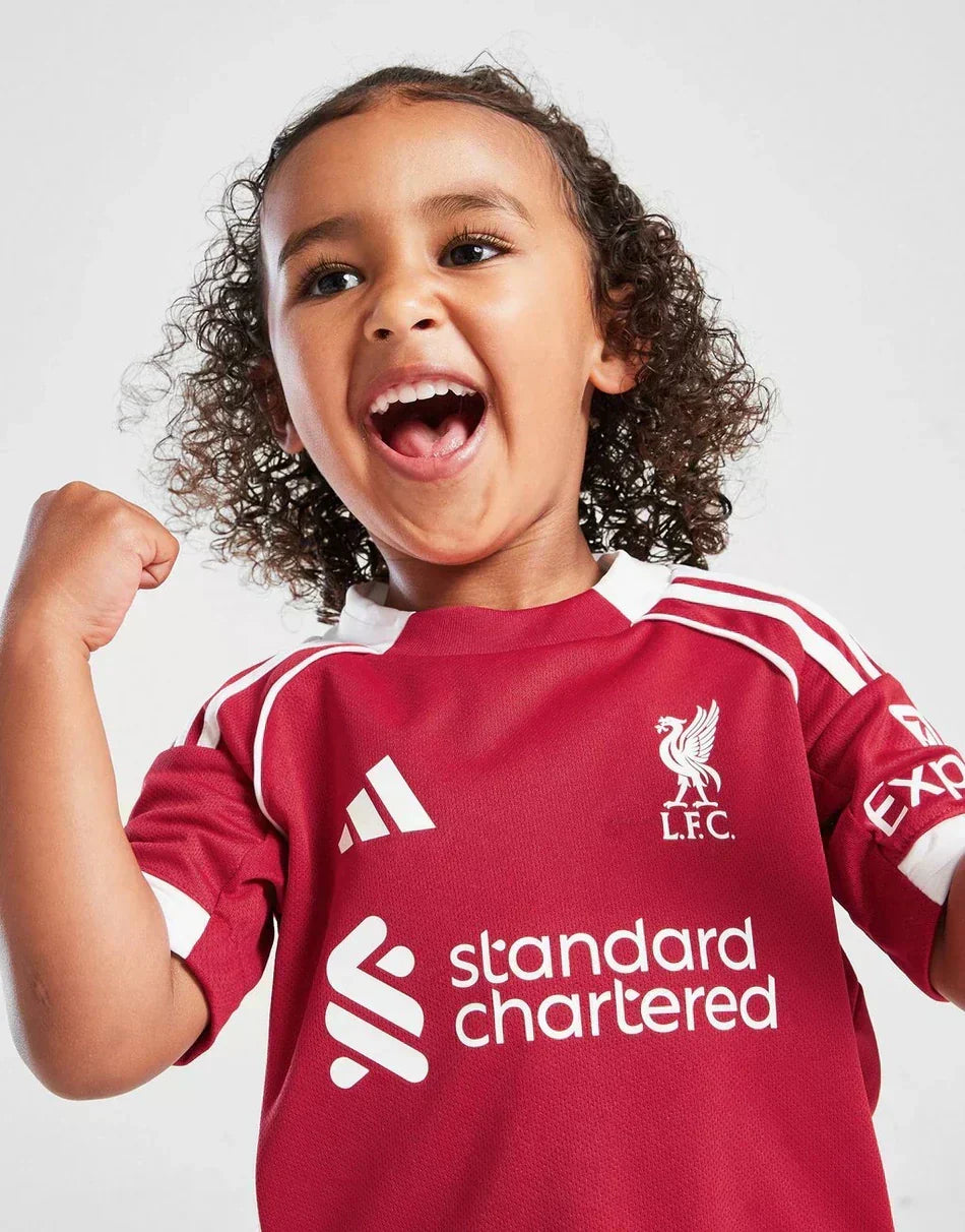 Liverpool FC thuistenue 2025/26 – kinderen