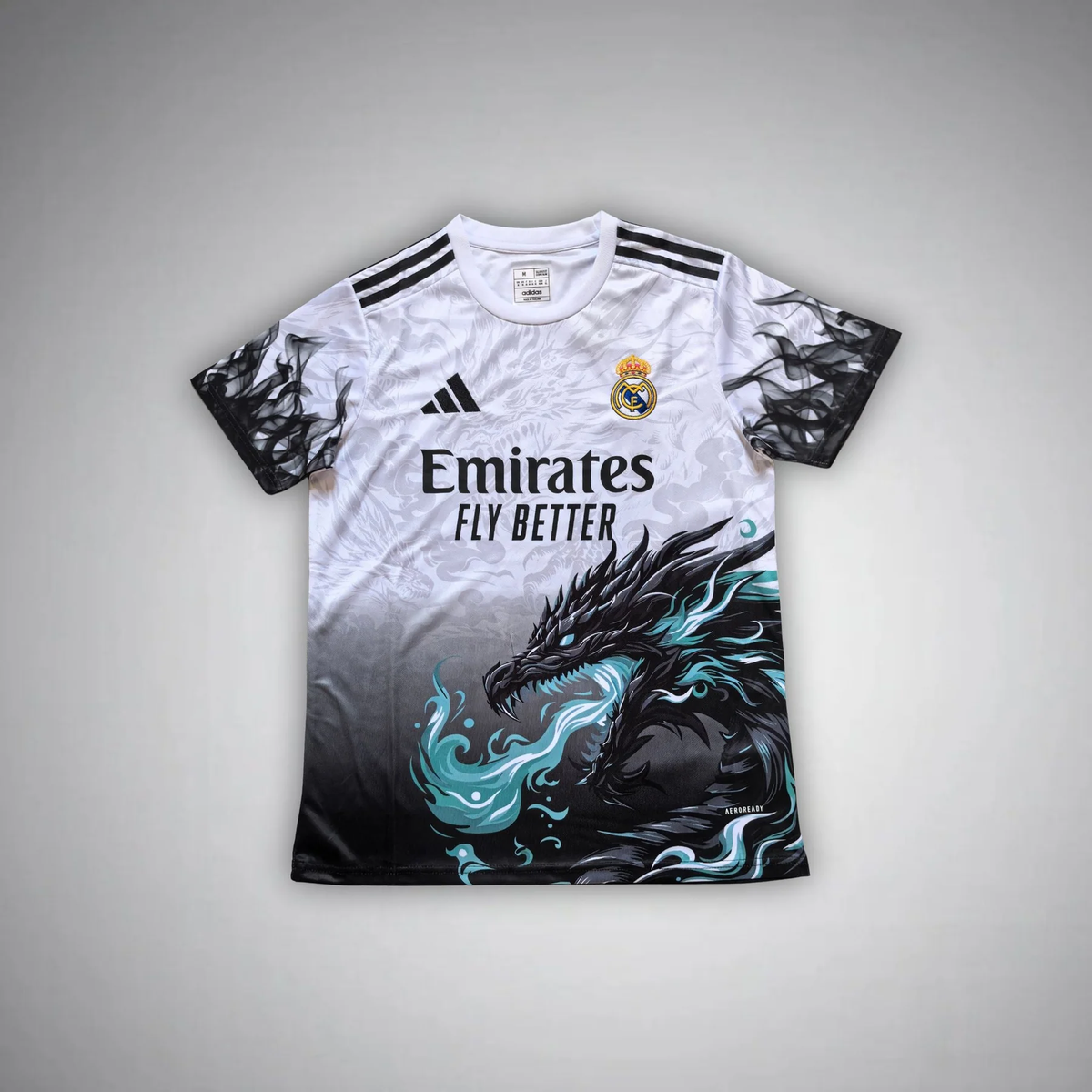 Kids Real Madrid Emerald Flame Kit 2025-26