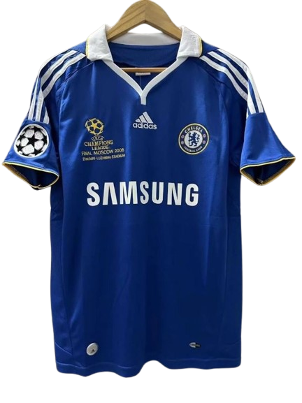 Maglia retrò da casa del Chelsea 2008, finale di Champions League – Lampard #8