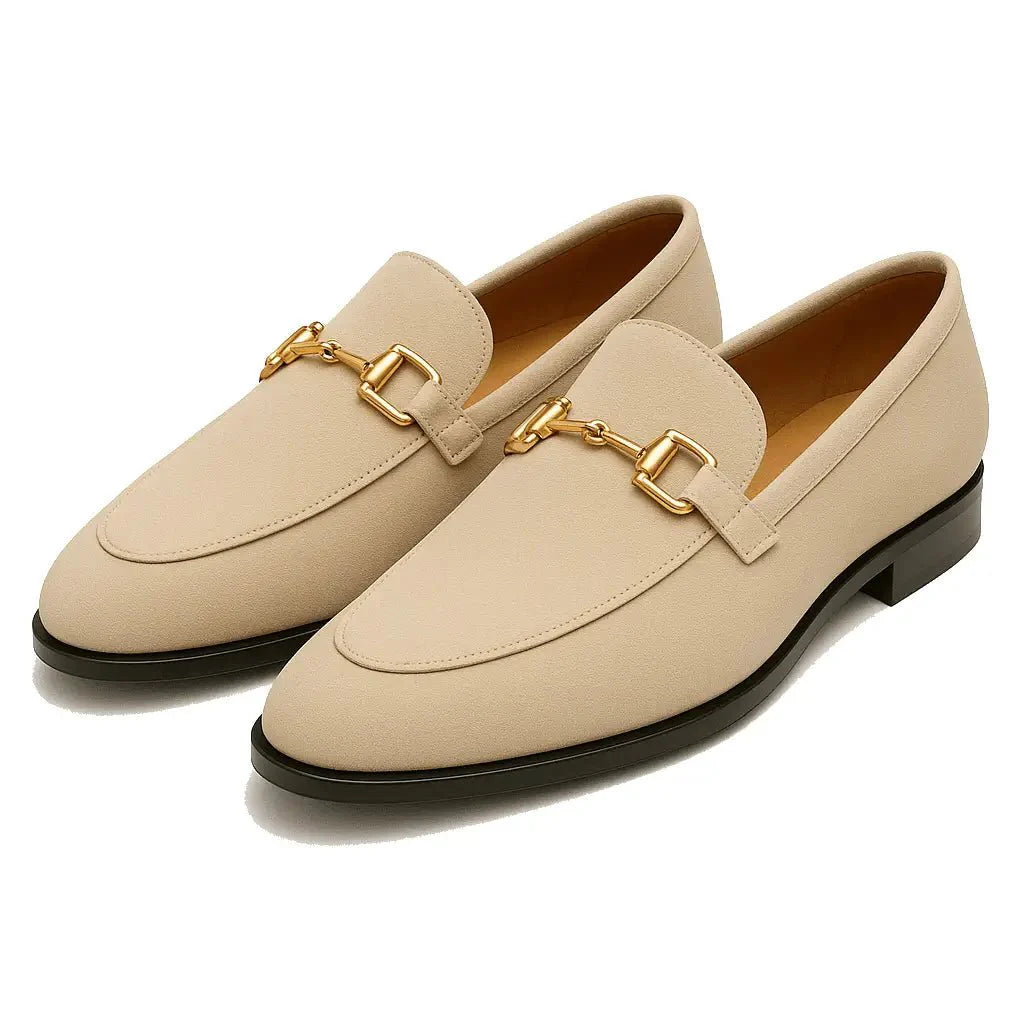 Loafers Men Suede Comfortable Classic Slip-On Shoes