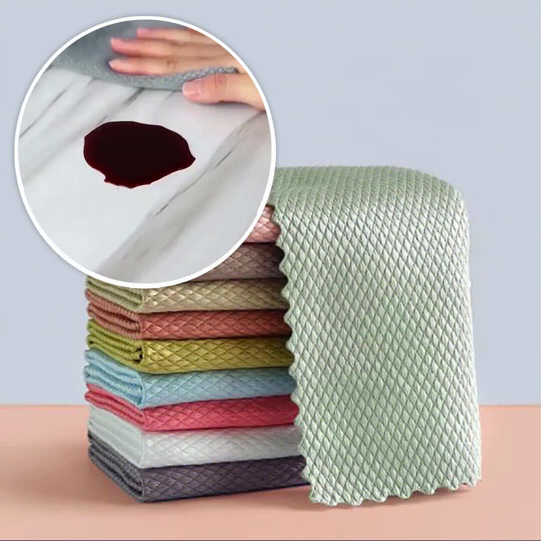 NanoScale Streak-Free Miracle Cleaning Cloths (Reusable)