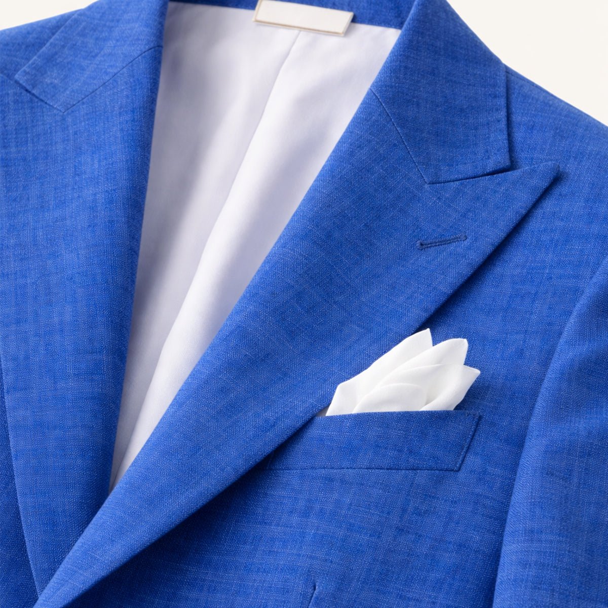 Men's Linen Suit - Tailored Fit Textured Jacket & Trousers