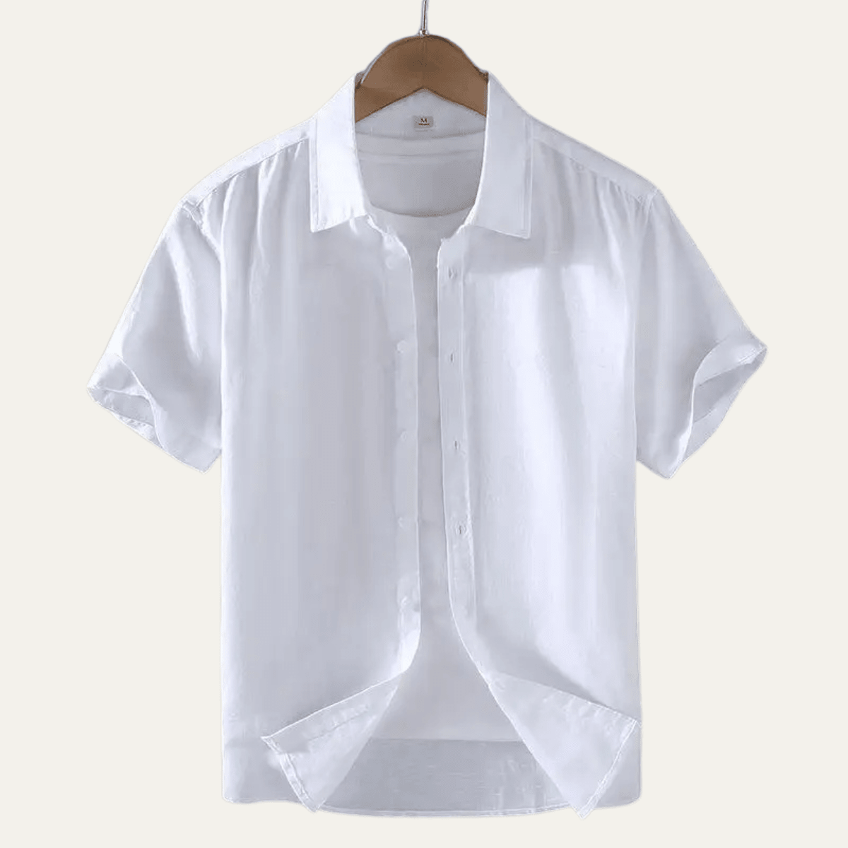 Men's Shirt — Short Sleeve Relaxed Fit Button-Down Collar