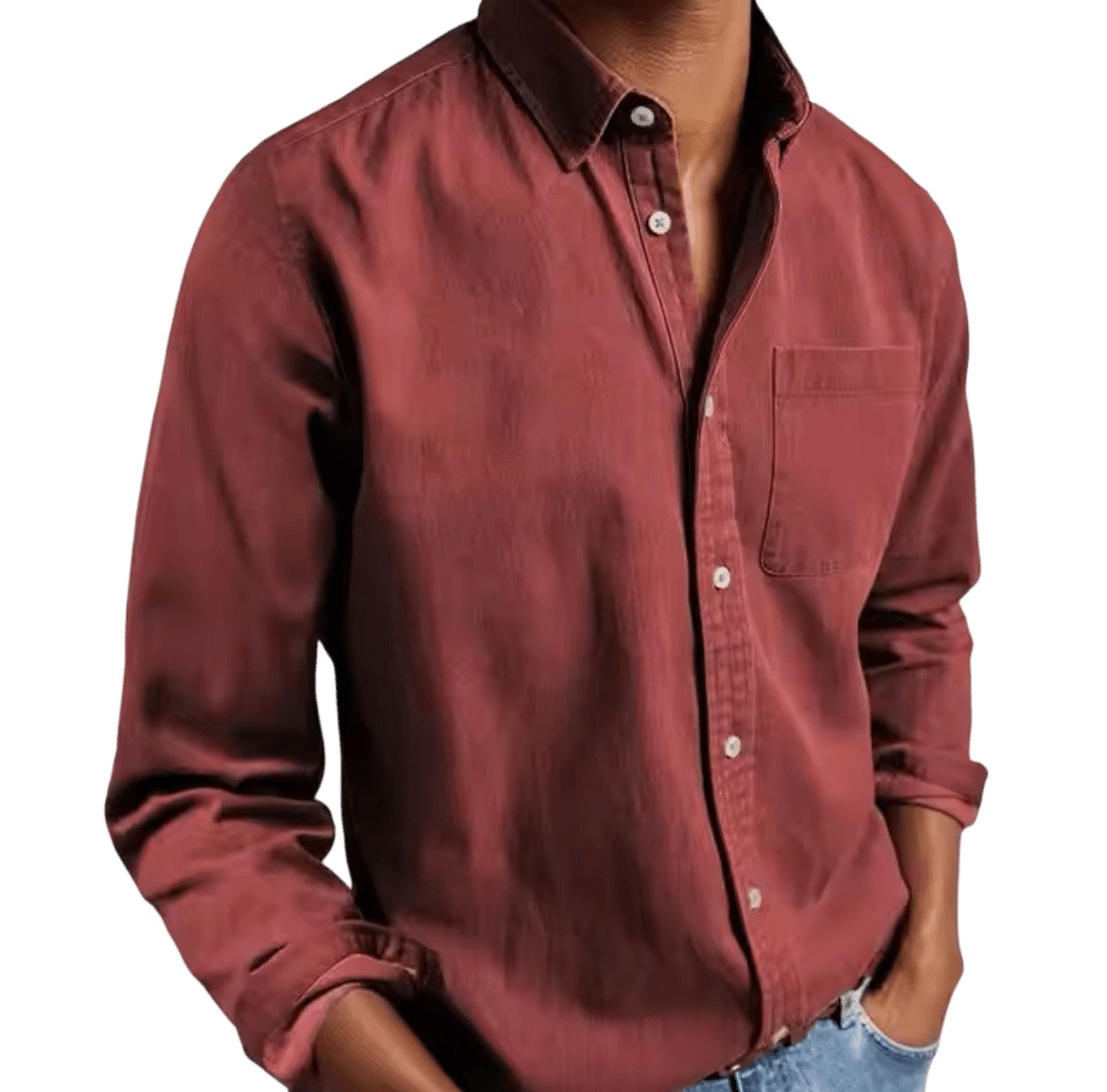 Men's Shirt — Straight Fit Standard Length Classic Cut