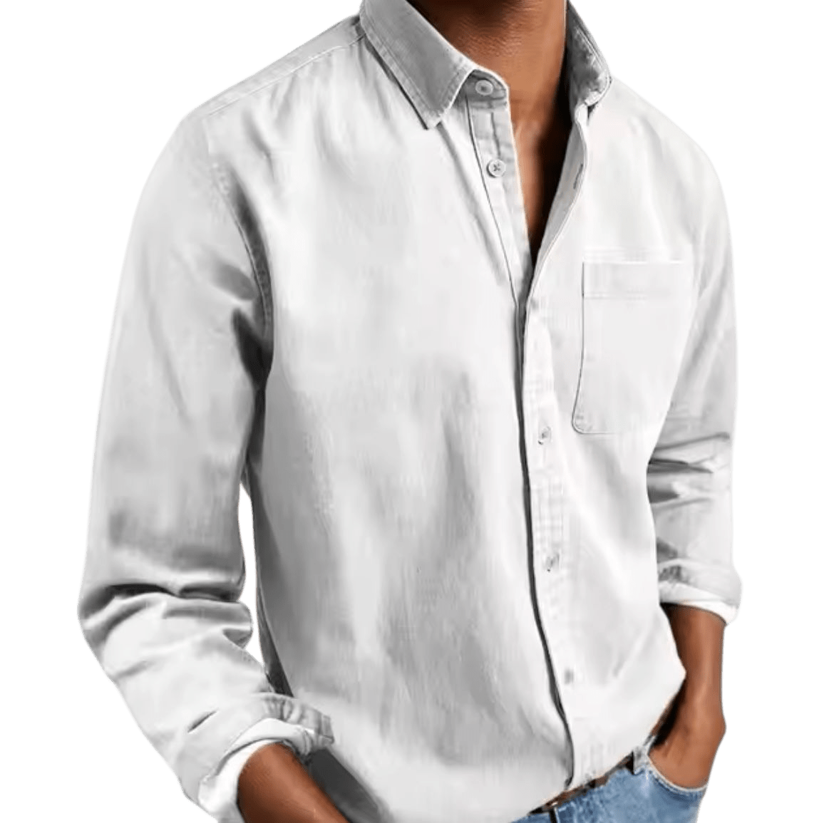 Men's Shirt — Straight Fit Standard Length Classic Cut