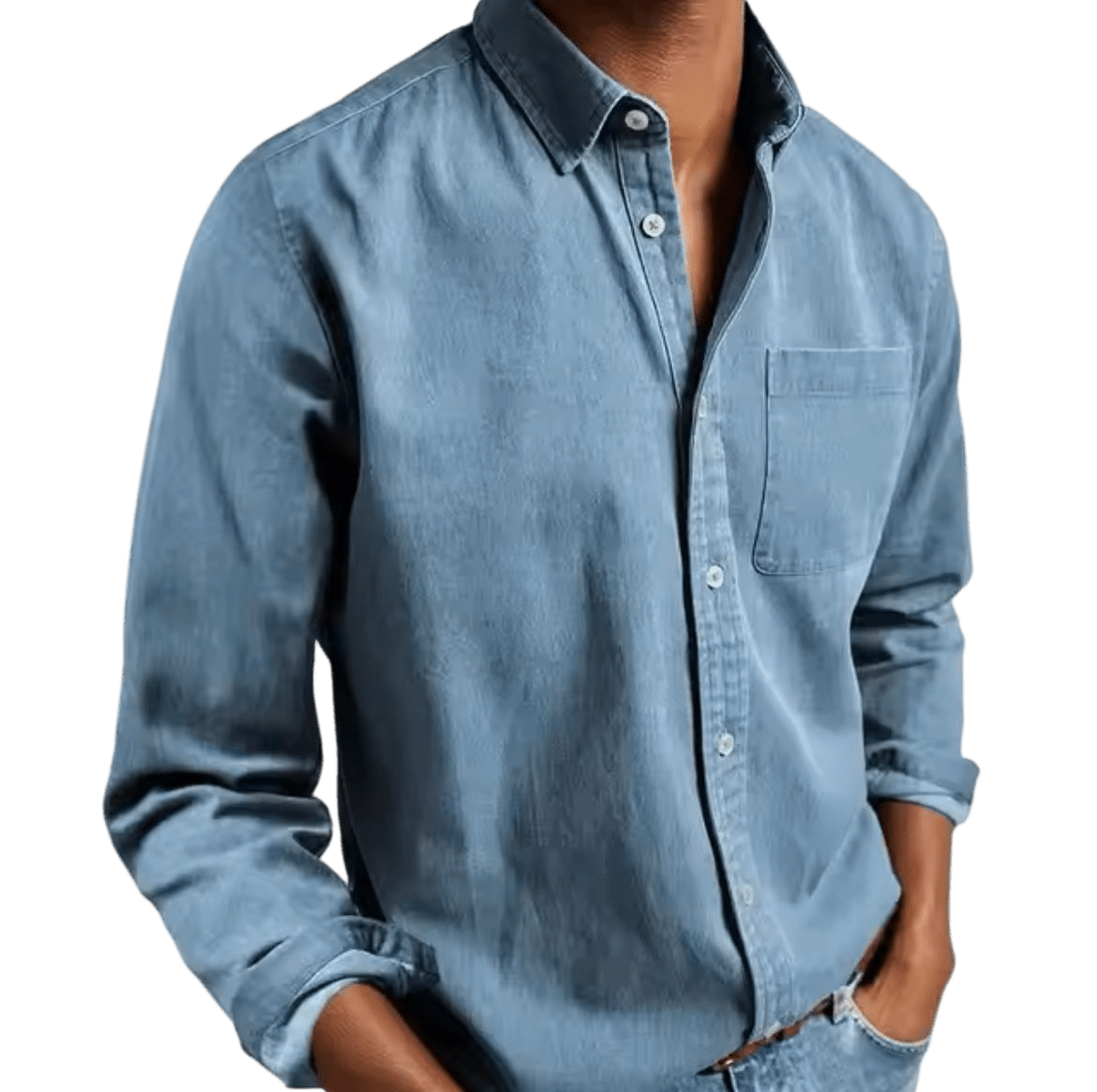 Men's Shirt — Straight Fit Standard Length Classic Cut