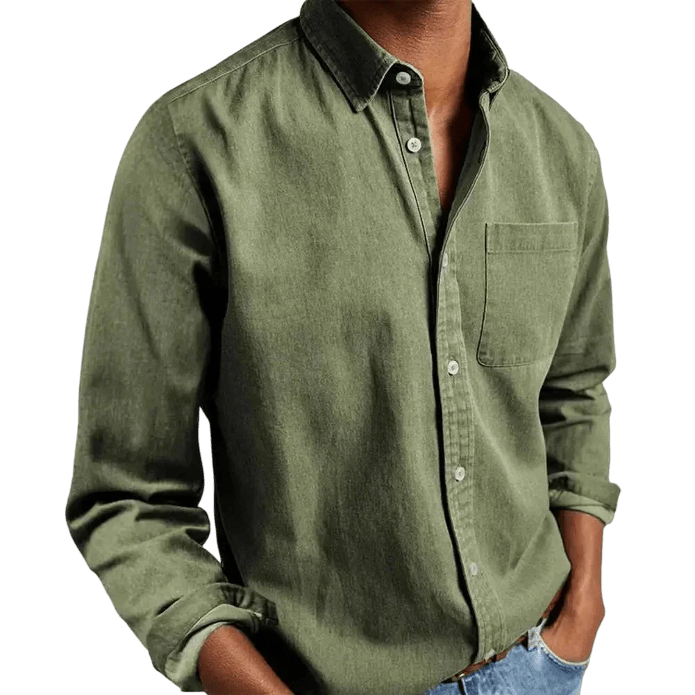 Men's Shirt — Straight Fit Standard Length Classic Cut