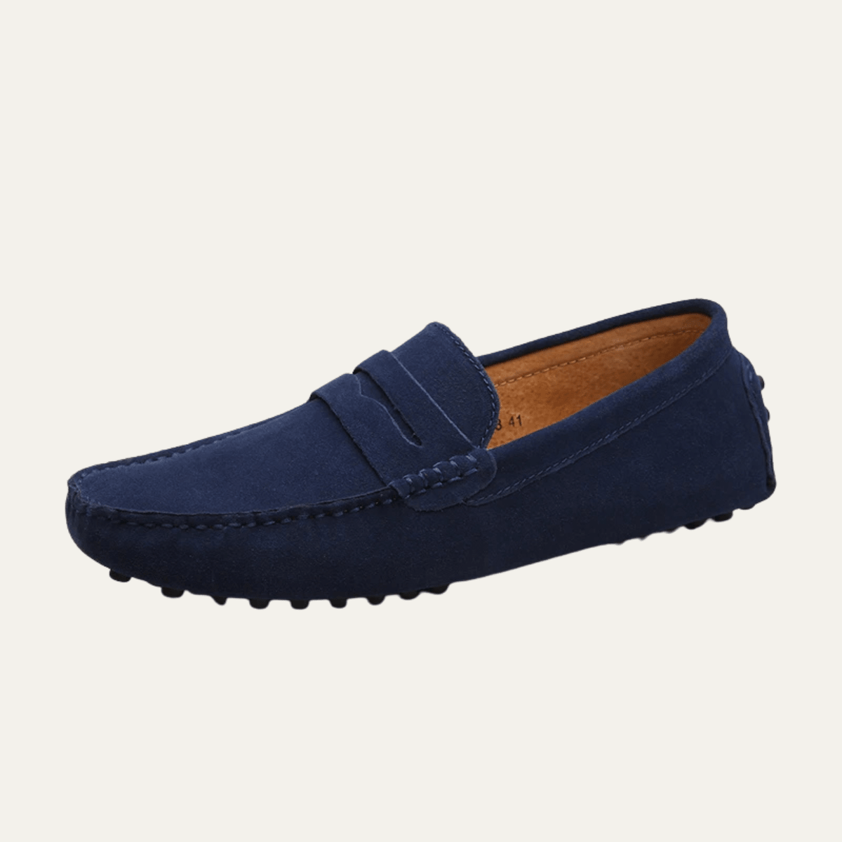 Men's Slip-On Loafers — Moccasin Stitching Low Profile