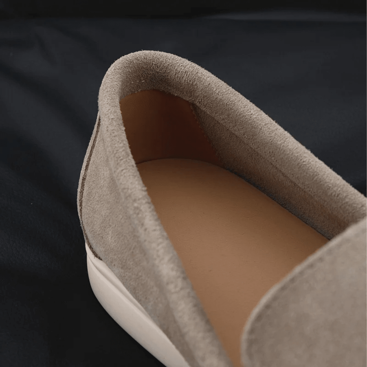 Men's Slip-On Loafers — Round Toe & Soft Sole