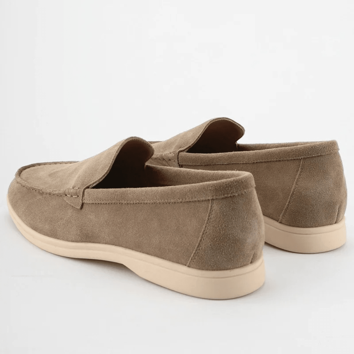 Men's Slip-On Loafers — Round Toe & Soft Sole
