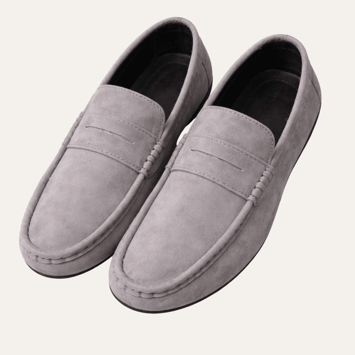 Men's Slip-On Loafers — Stitched Upper Detail