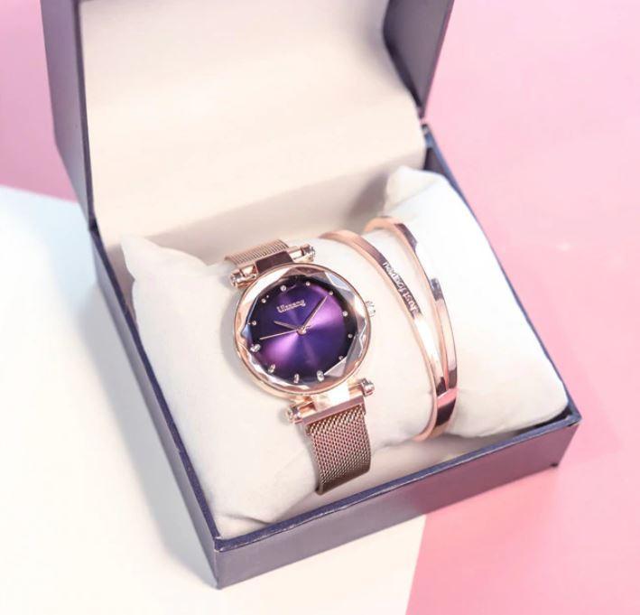 Magnetic quartz watch