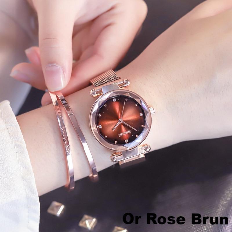 Magnetic quartz watch