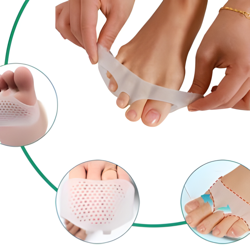Hyggear toe separator arch silicone metatarsals