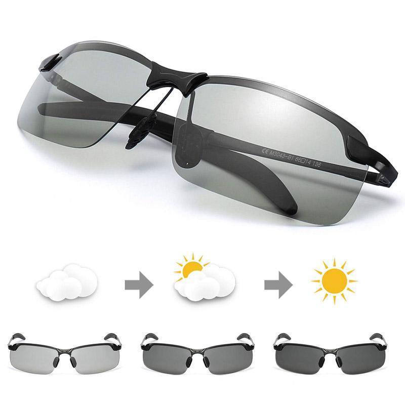 Photochromic Sunglasses Polarized Lens Driving Glasses