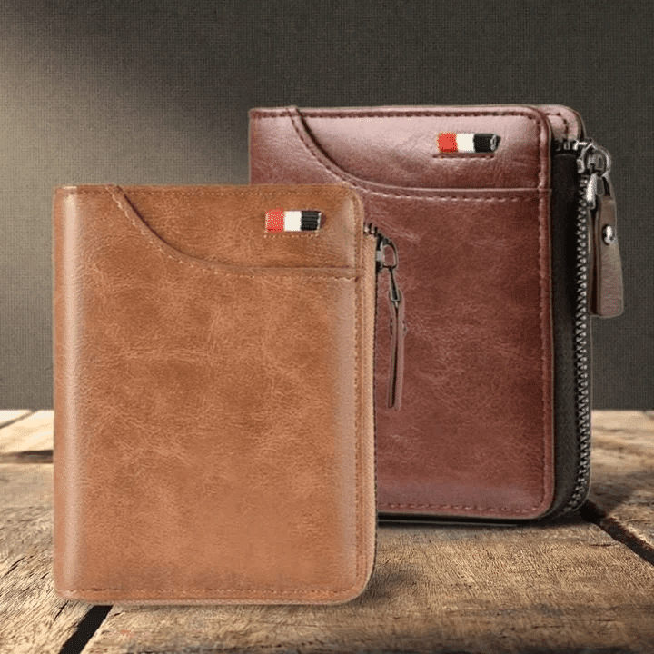Multifunctional leather wallet