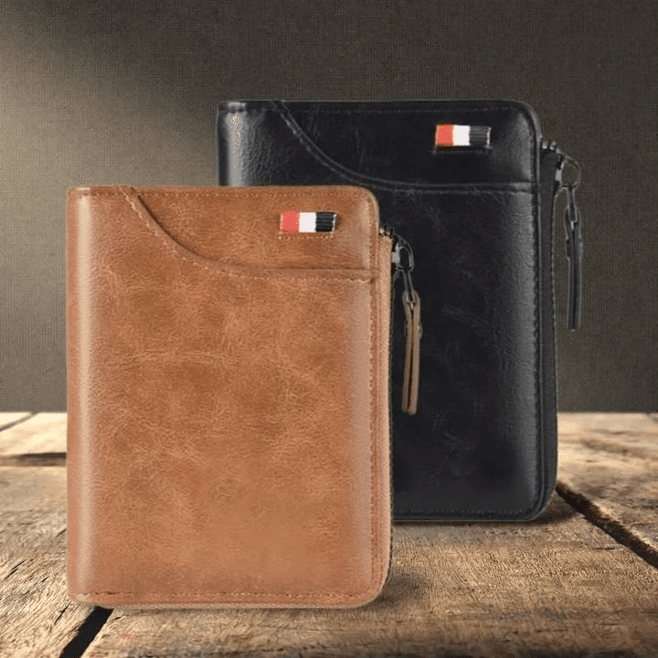 Multifunctional leather wallet