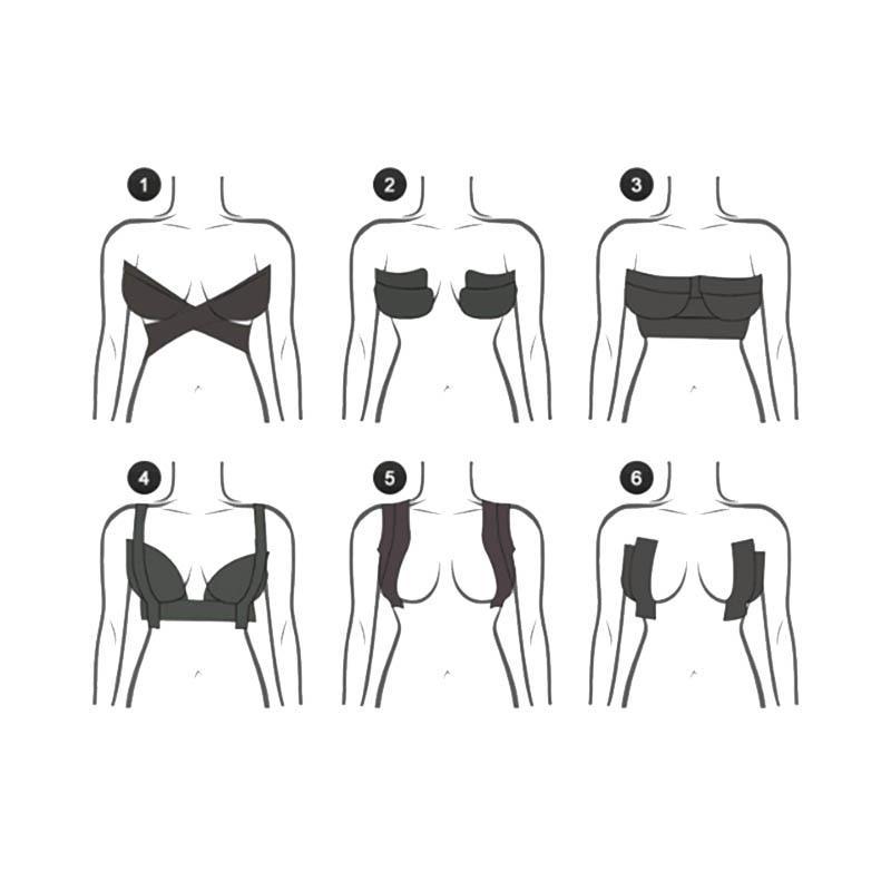 Bande adhésive pour soutien-gorge invisible – boobtape