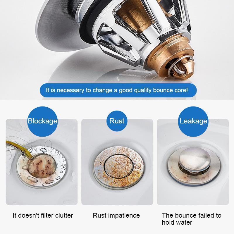 Stainless Steel Bounce Core Push-Type Converter