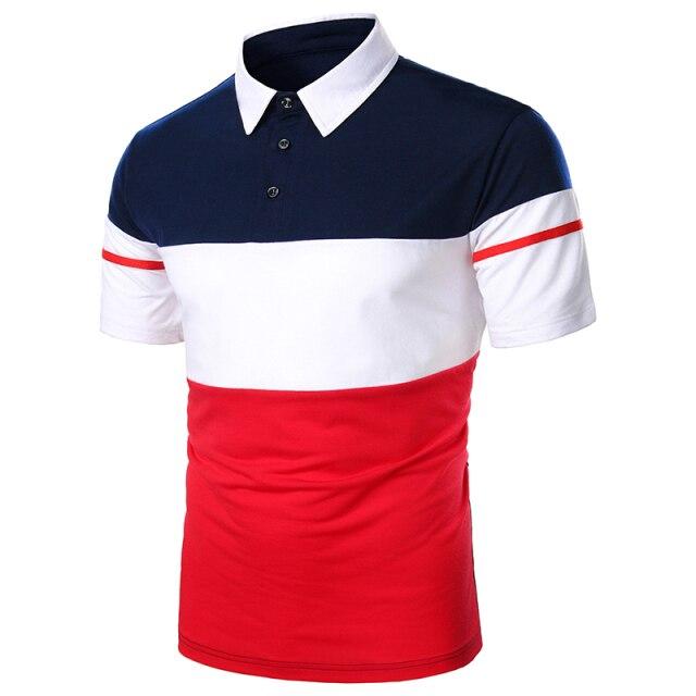 Mens Casual Short Sleeve Polo Shirt