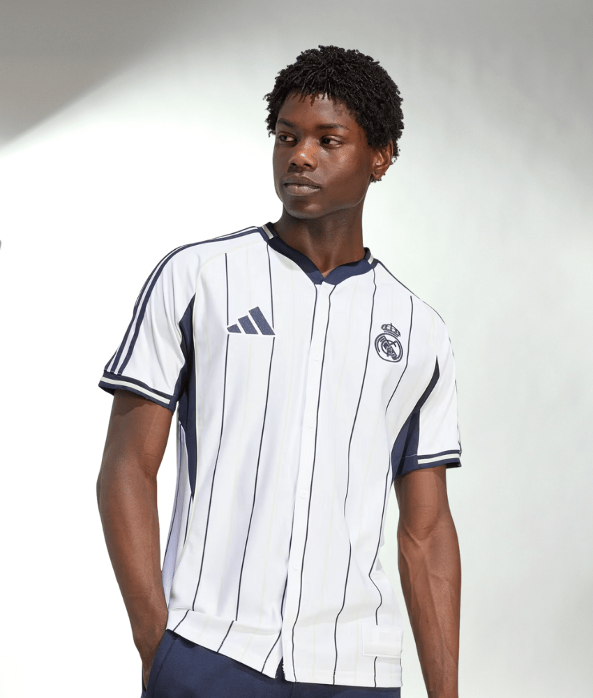 Maglia da baseball rétro del Real Madrid 2025/26