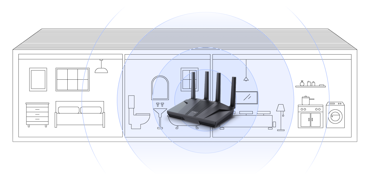 Tri-band Wi-Fi 7 Home Router
