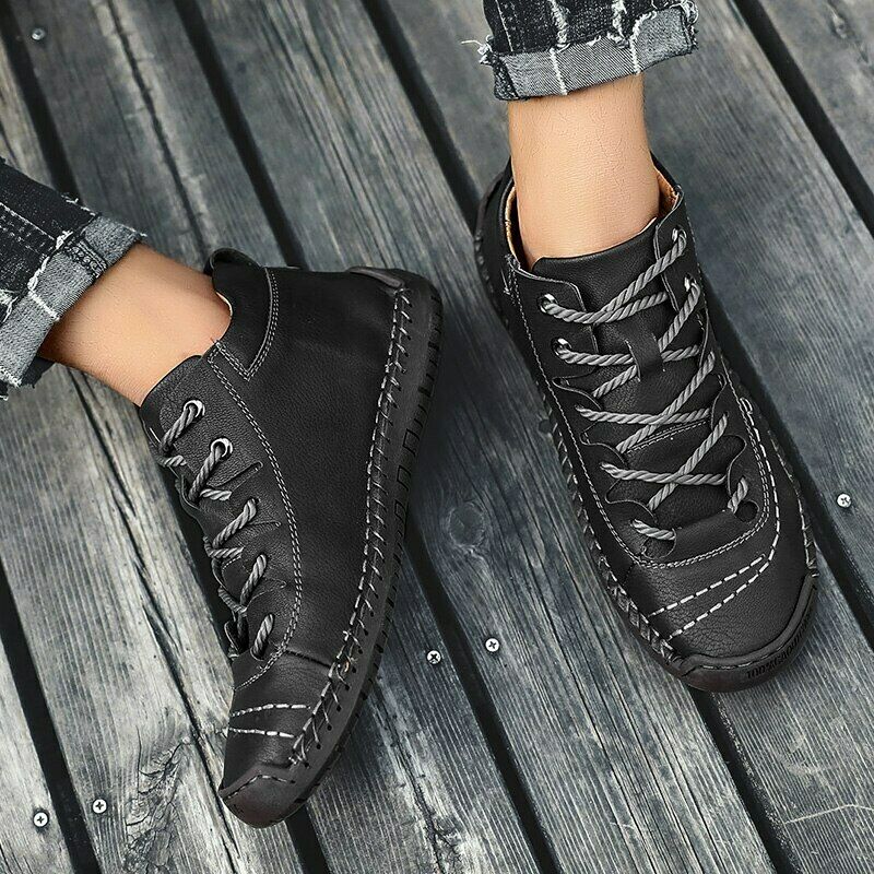 Vintage leather orthopedic shoes