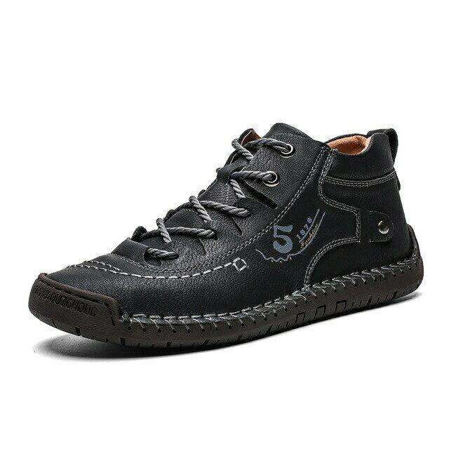 Vintage leather orthopedic shoes