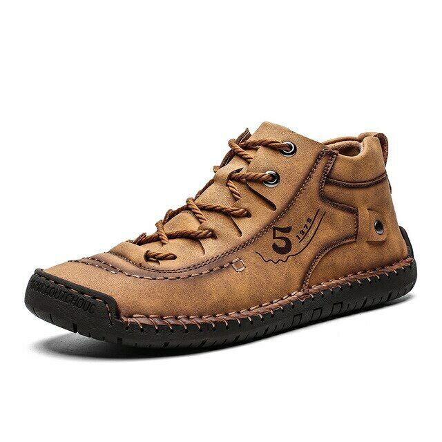 Vintage leather orthopedic shoes