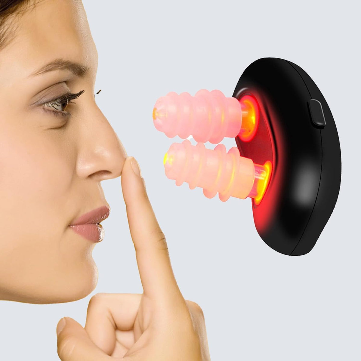 Sleeplux Anti-Snoring Device Nasal Therapy Device Red Light Relief