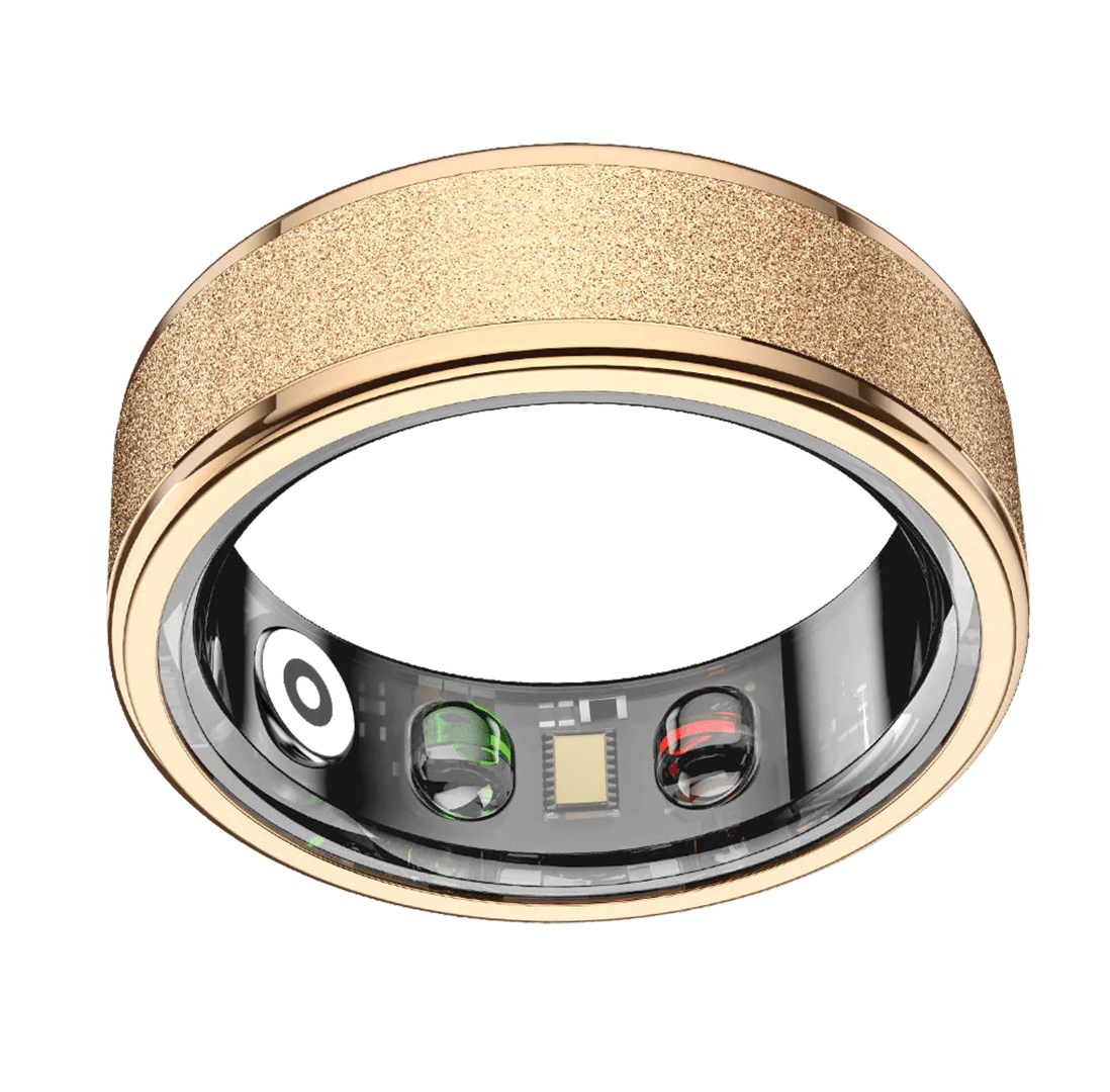 Smart Ring with Charging Case – Heart Rate SpO2 Sleep Monitor – 39 Days Battery – IP68 – No Subscription