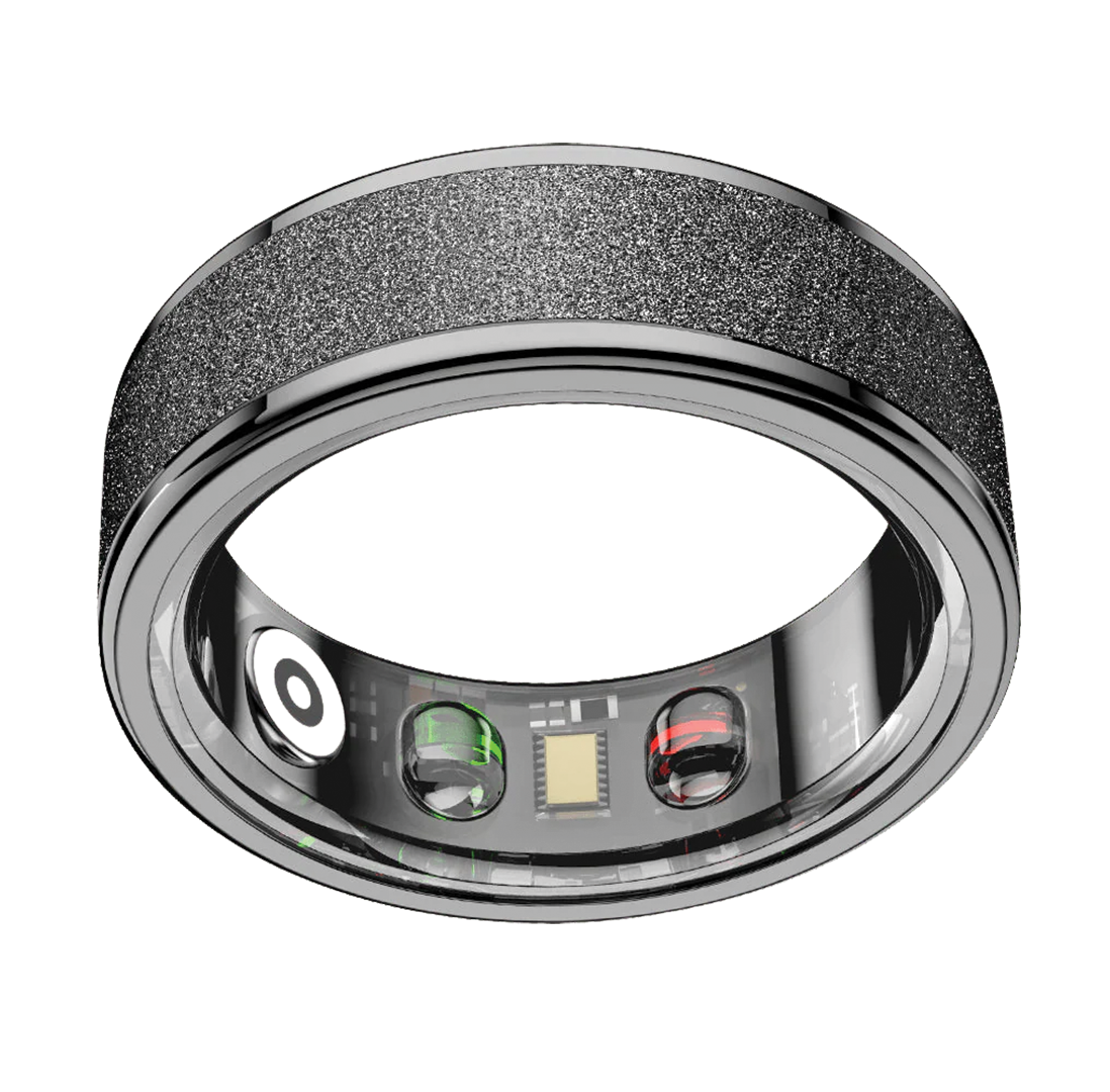Smart Ring with Charging Case – Heart Rate SpO2 Sleep Monitor – 39 Days Battery – IP68 – No Subscription