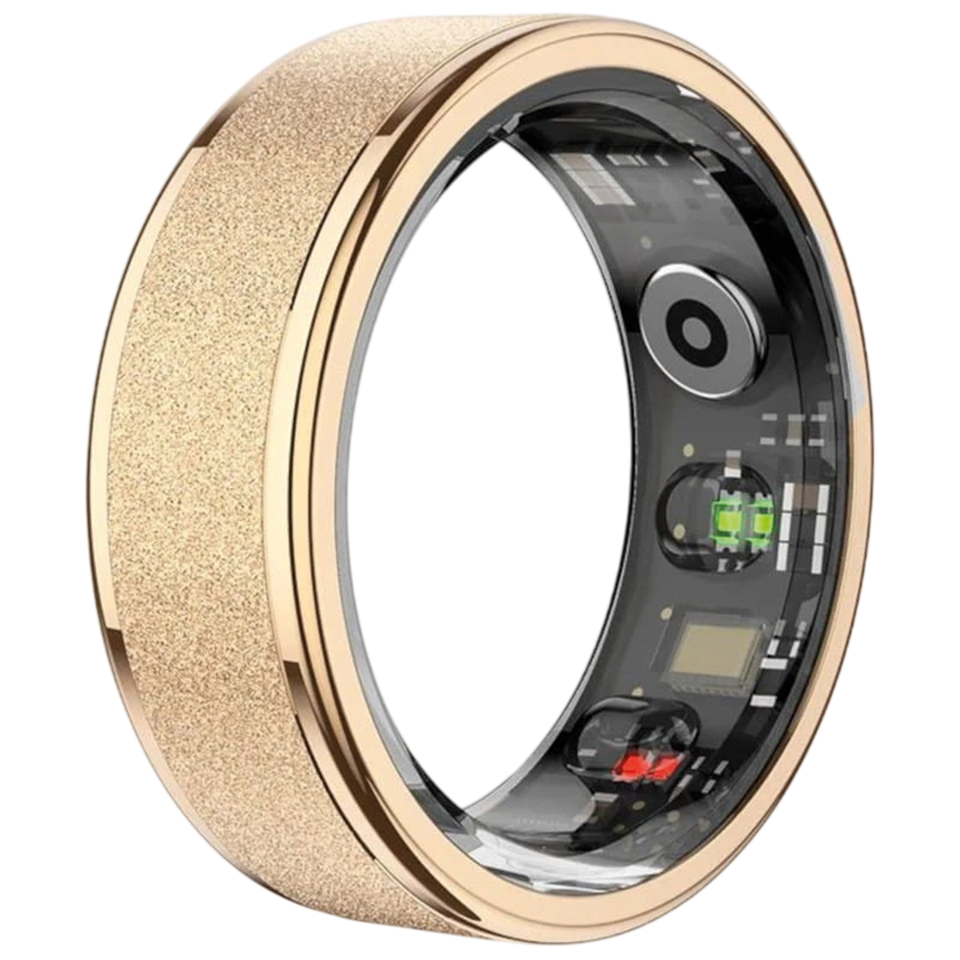 Smart Ring with Charging Case – Heart Rate SpO2 Sleep Monitor – 39 Days Battery – IP68 – No Subscription