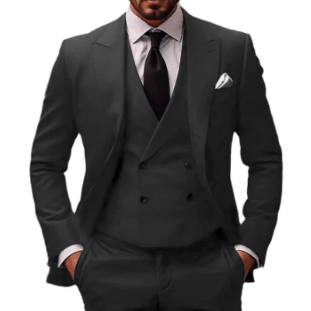 Suit Men Three Piece Comfort Fit Refined Style
