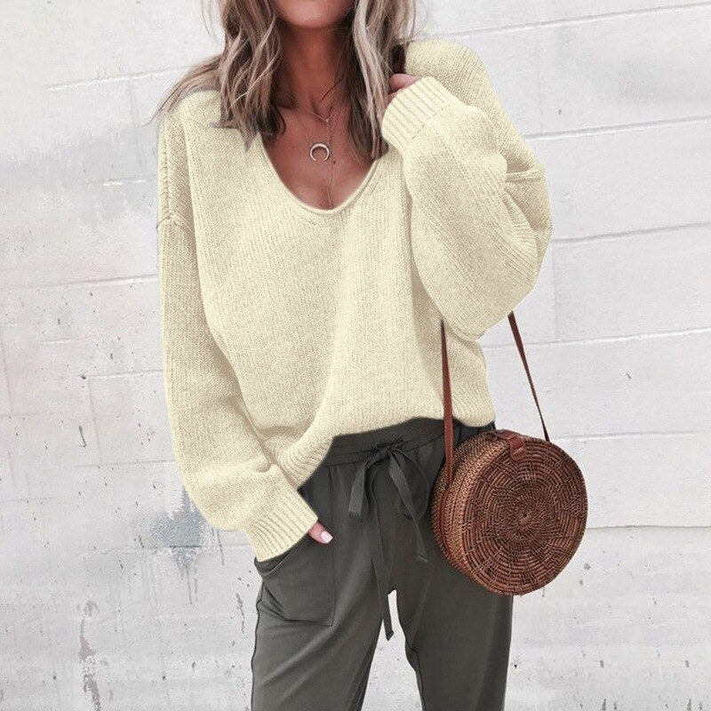 Sweater Women Modern Stylish Long Sleeve Everyday Winter Wear