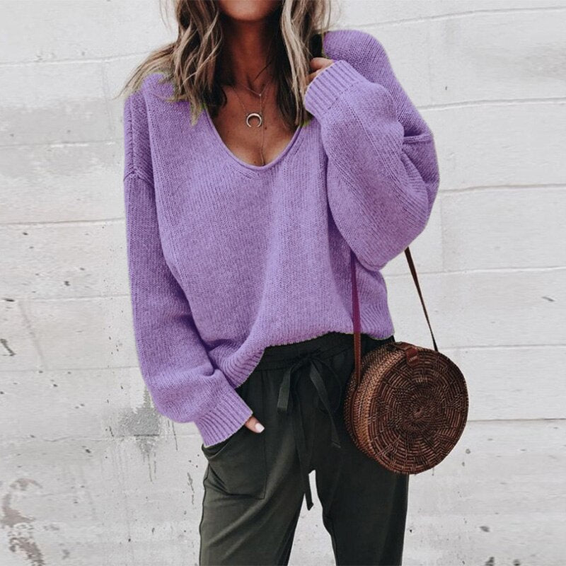 Sweater Women Modern Stylish Long Sleeve Everyday Winter Wear