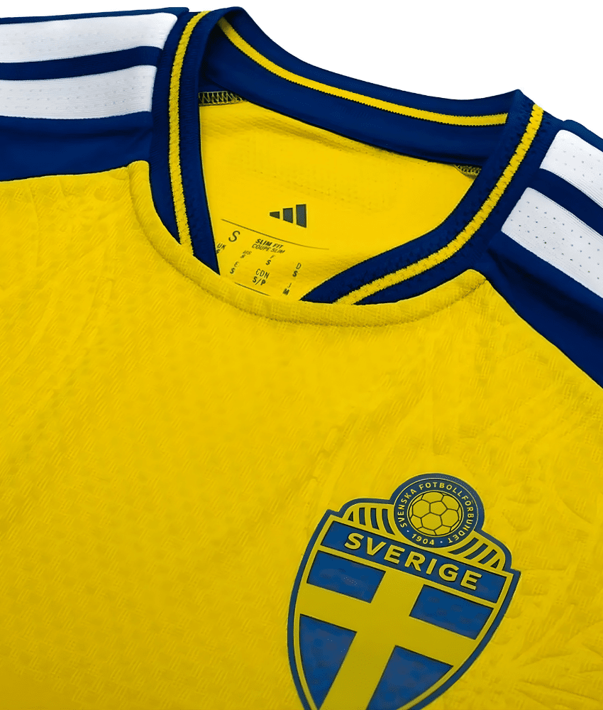 SUÈDE 2026 COUPE DU MONDE MAILLOT DOMICILE