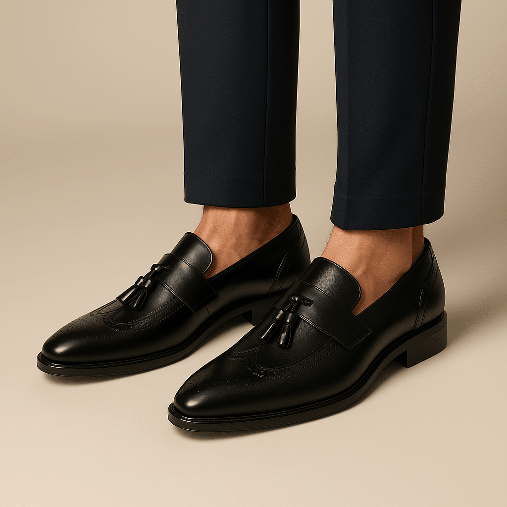 Tassel Loafers Men Classic Slip-On Dress Shoes