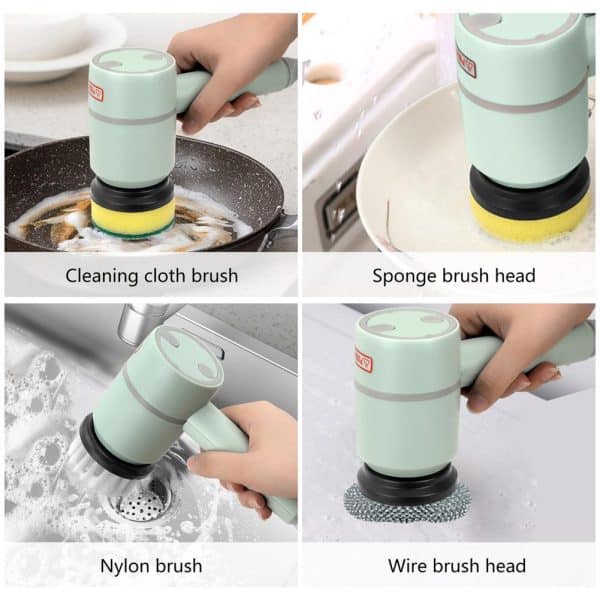Electric rotary scrub brush ninjaa