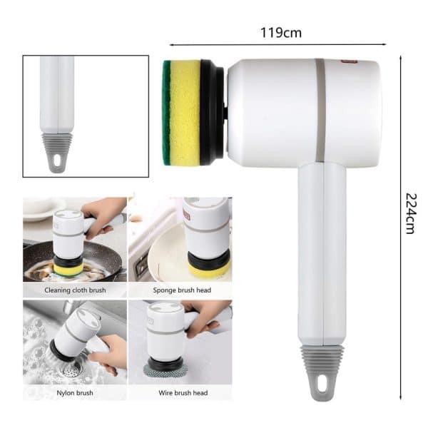 Electric rotary scrub brush ninjaa