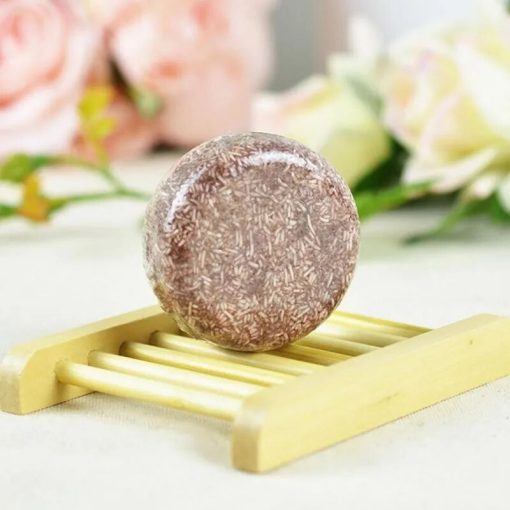 Anti-white hair solid shampoo