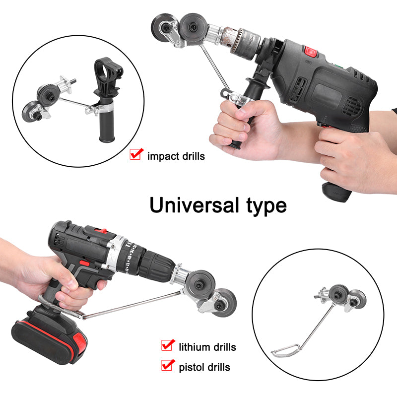 Electric Sheet Metal Cutter Drill Attachment