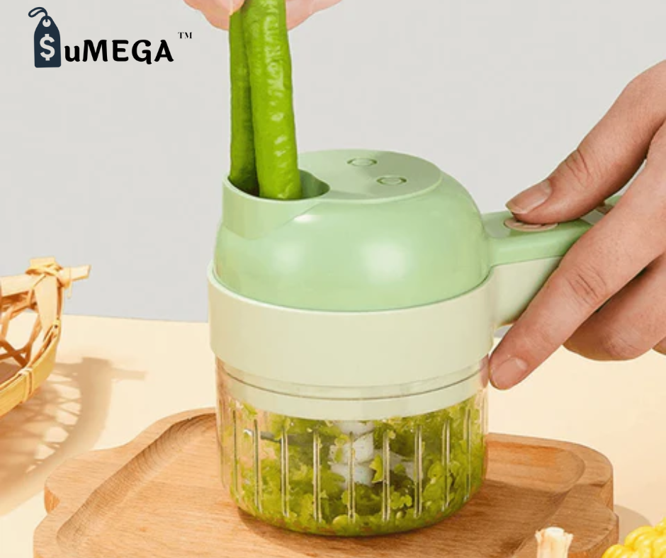 Multifunctional electric vegetable and spice grinder