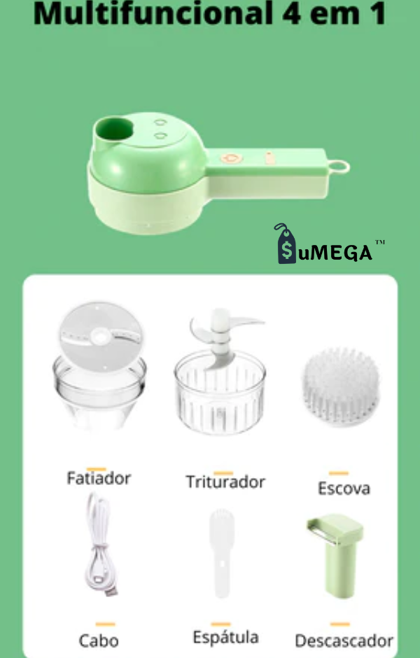 Multifunctional electric vegetable and spice grinder